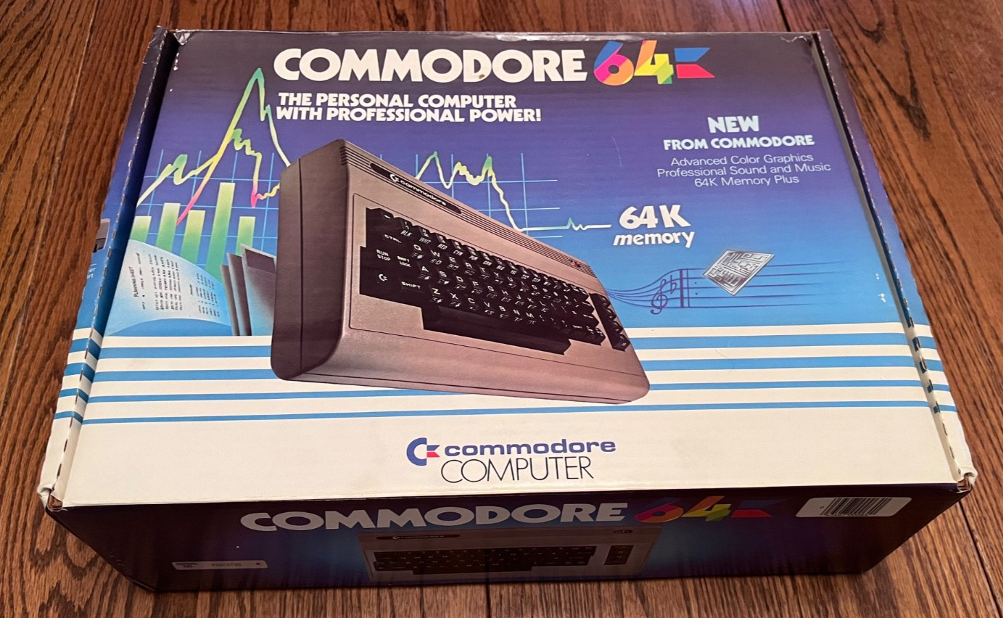 VTG Commodore 64 Computer w/ Original Box & Paperwork - EXCELLENT CLEAN 
