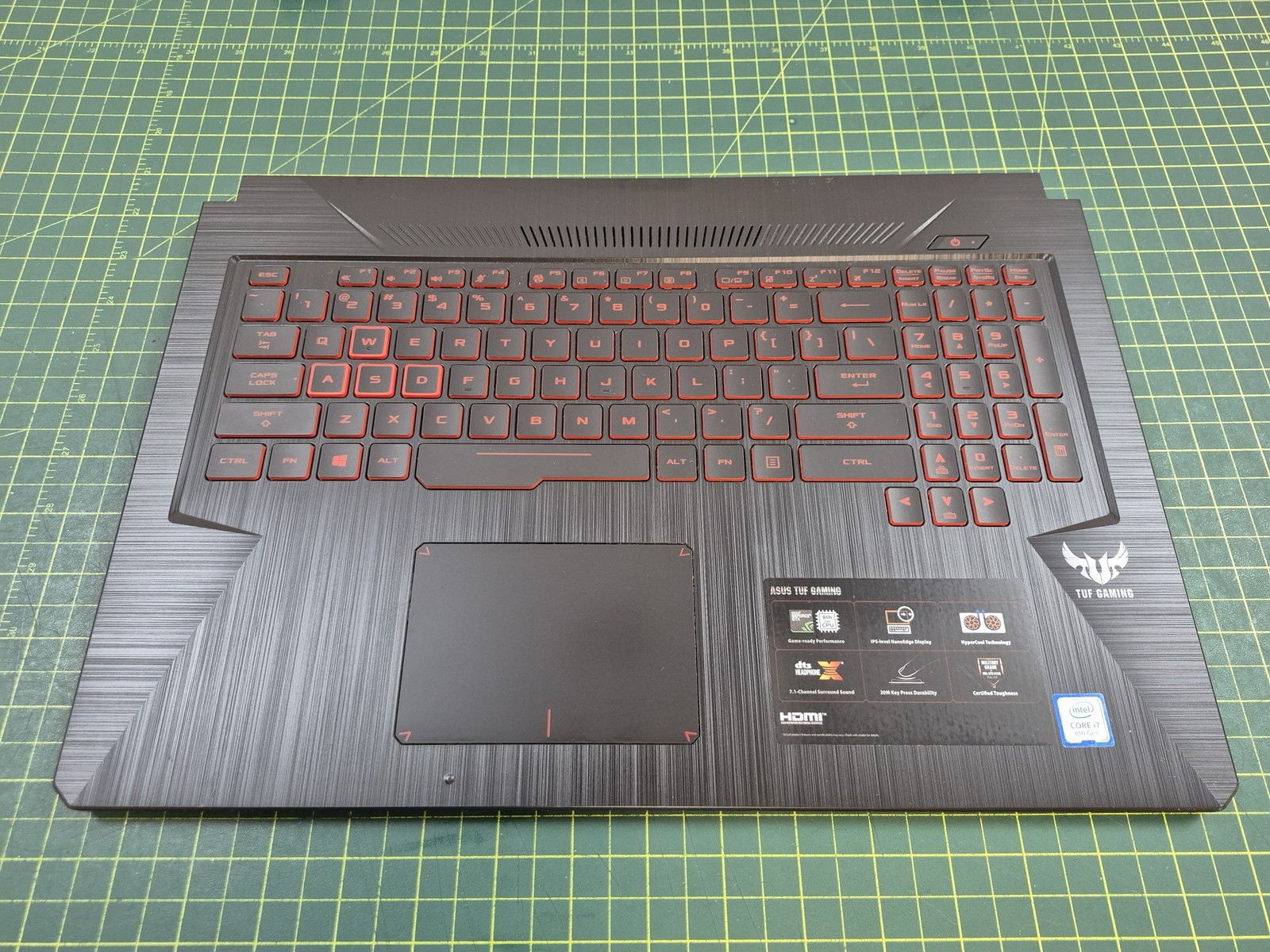 ASUS TUF FX705GM 17.3 Palmrest Touchpad Keyboard 13N1-6EA0511 #e947