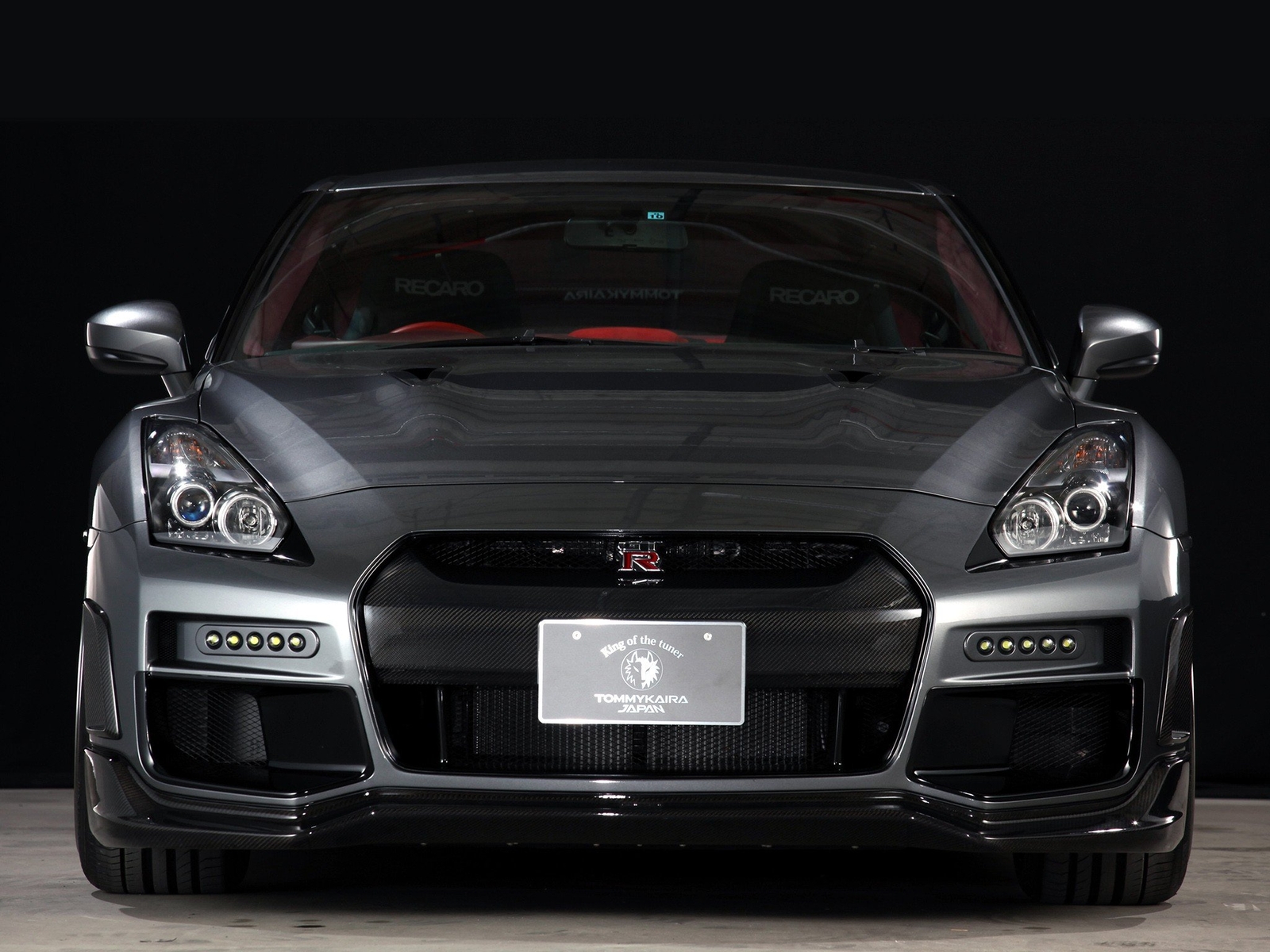 Cars nissan tuning skyline gt r Desk Mat Stitched