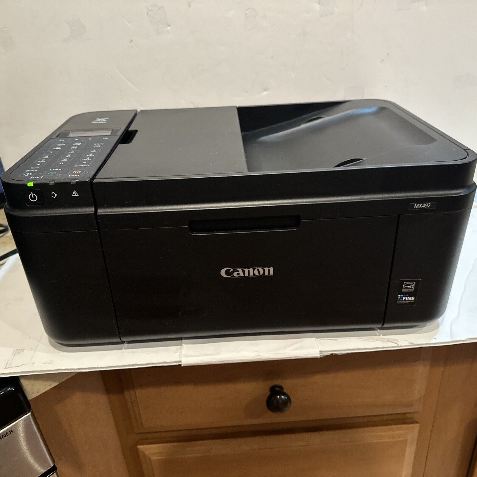 Canon PIXMA MX492 Black Wireless All-In-One Inkjet Printer/ Works