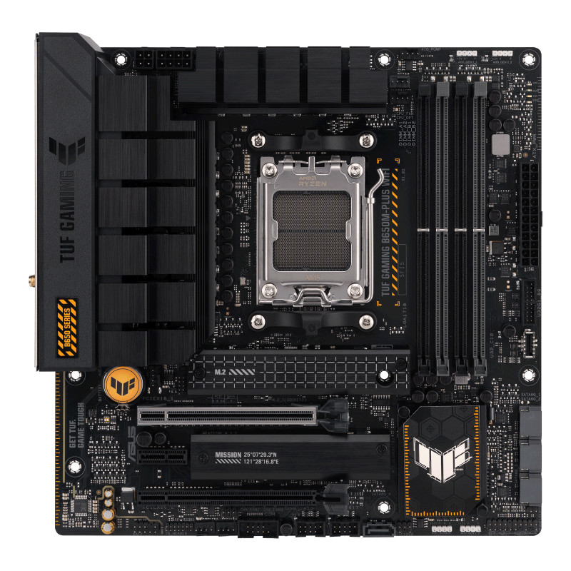 ASUS ASUS TUF GAMING B650M-PLUS WIFI AMD AM5 B650 MicroATX Desktop Motherboard A