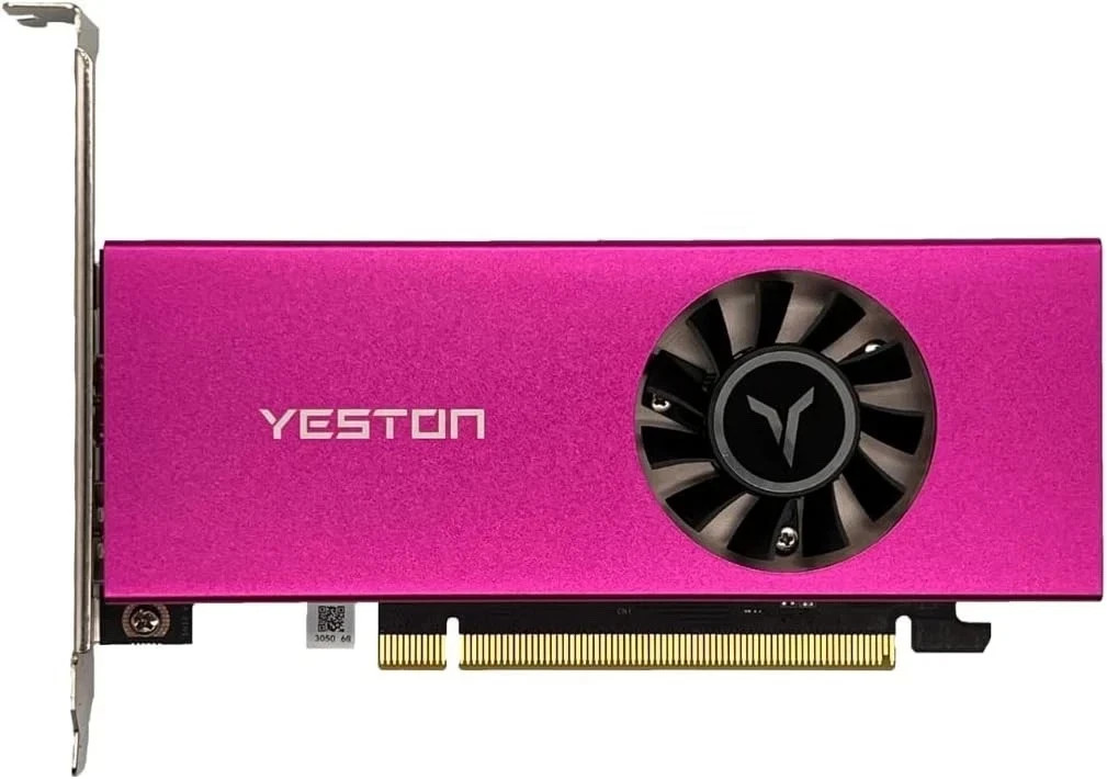 Yeston NVIDIA GeForce RTX 3050 6GB GDDR6 Low profile Single-slot SFF video cards
