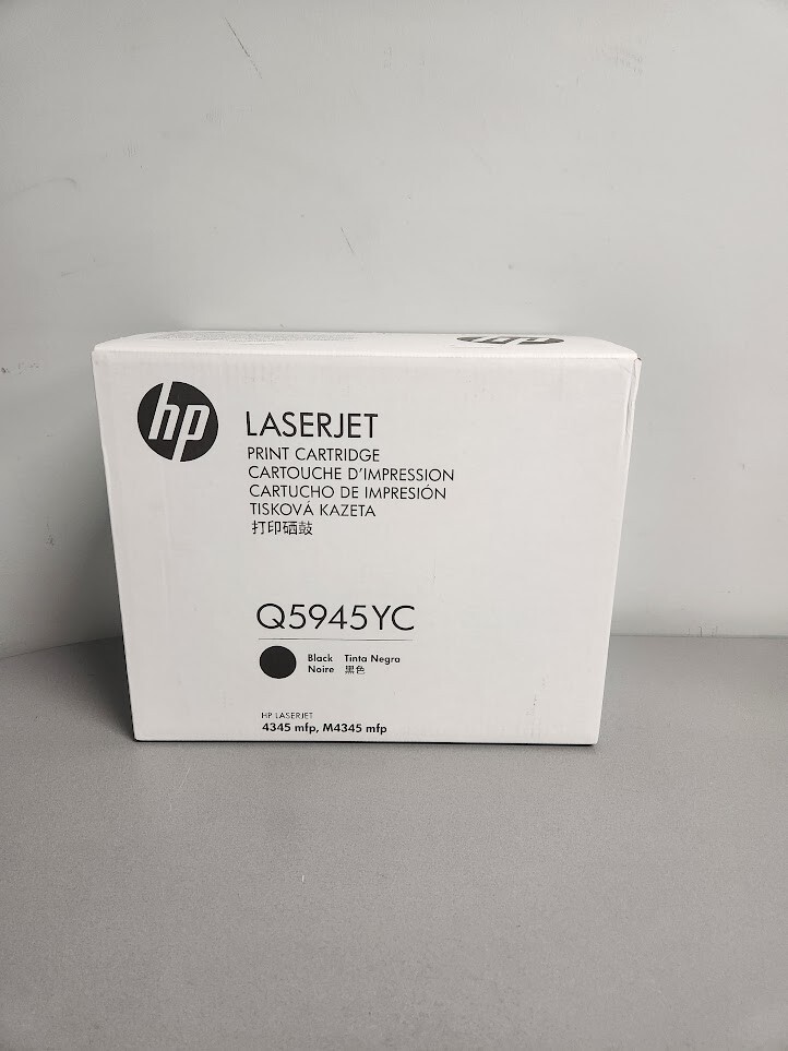 HP Q5945YC Black 45A Original Toner 23,500 Pages LaserJet MFP 4345 New