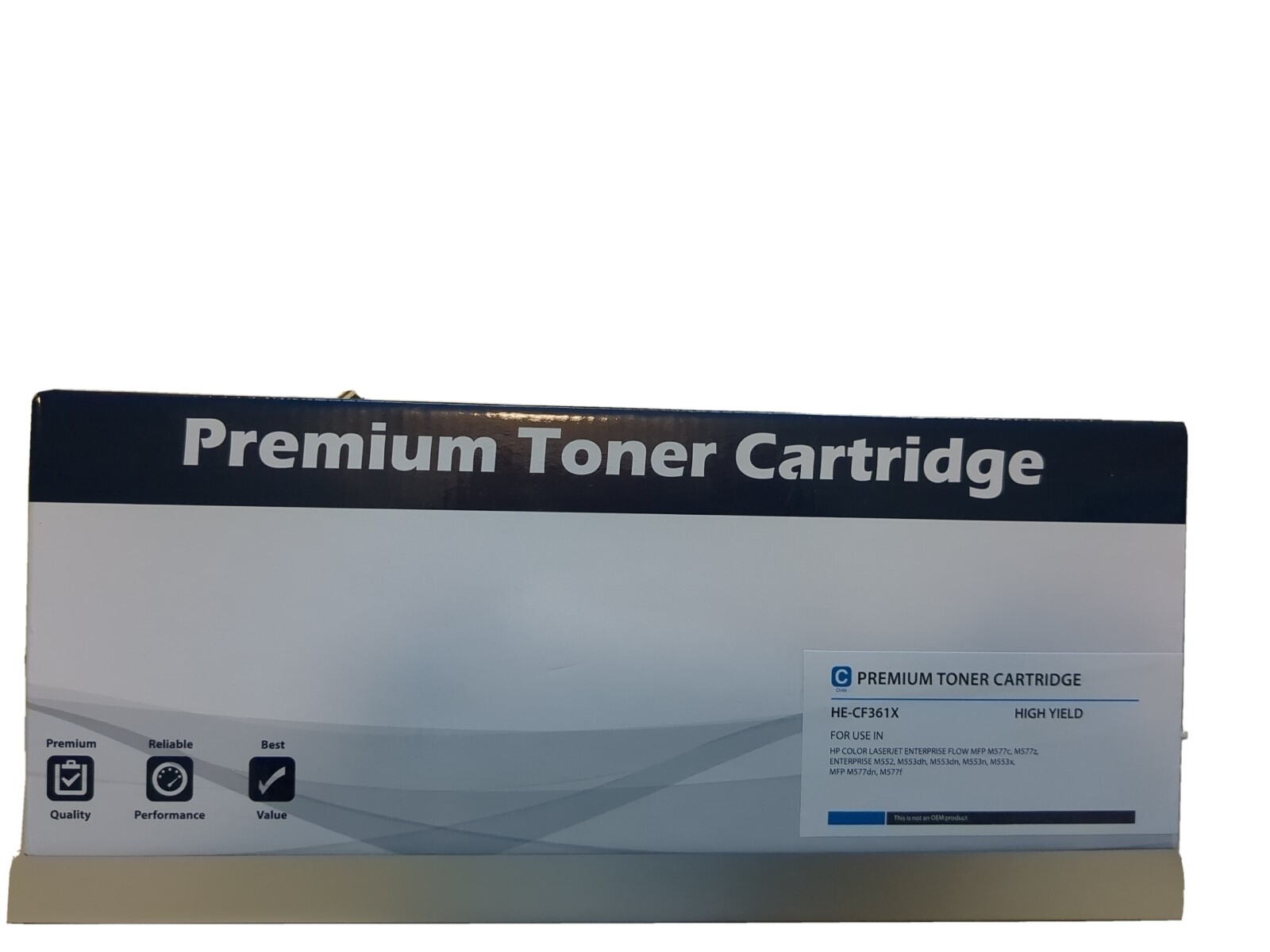 Premium Compatible Cyan Toner Cartridge for HP (HE-CF361X) AC-HF361XC / NEW