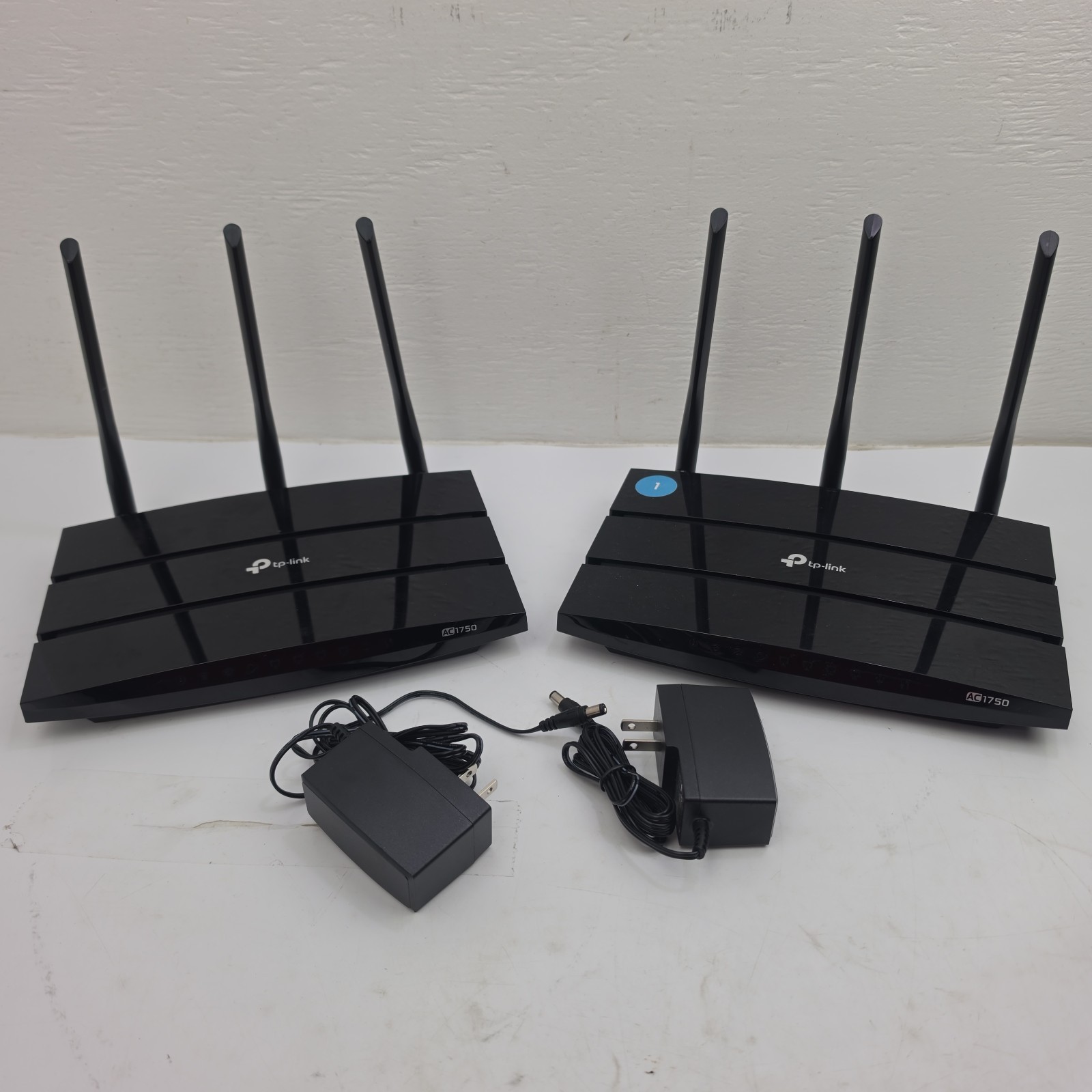 TP-Link Archer C7 AC1750 Dual Band Gigabit WiFi Router Lot of 2 w/ Power