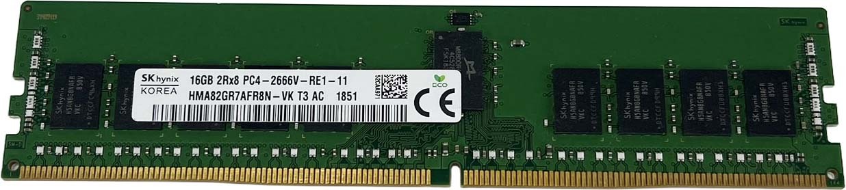 Lot of 6 SK Hynix 16GB DDR4 2666V Server Ram Mixed Models (AMX)