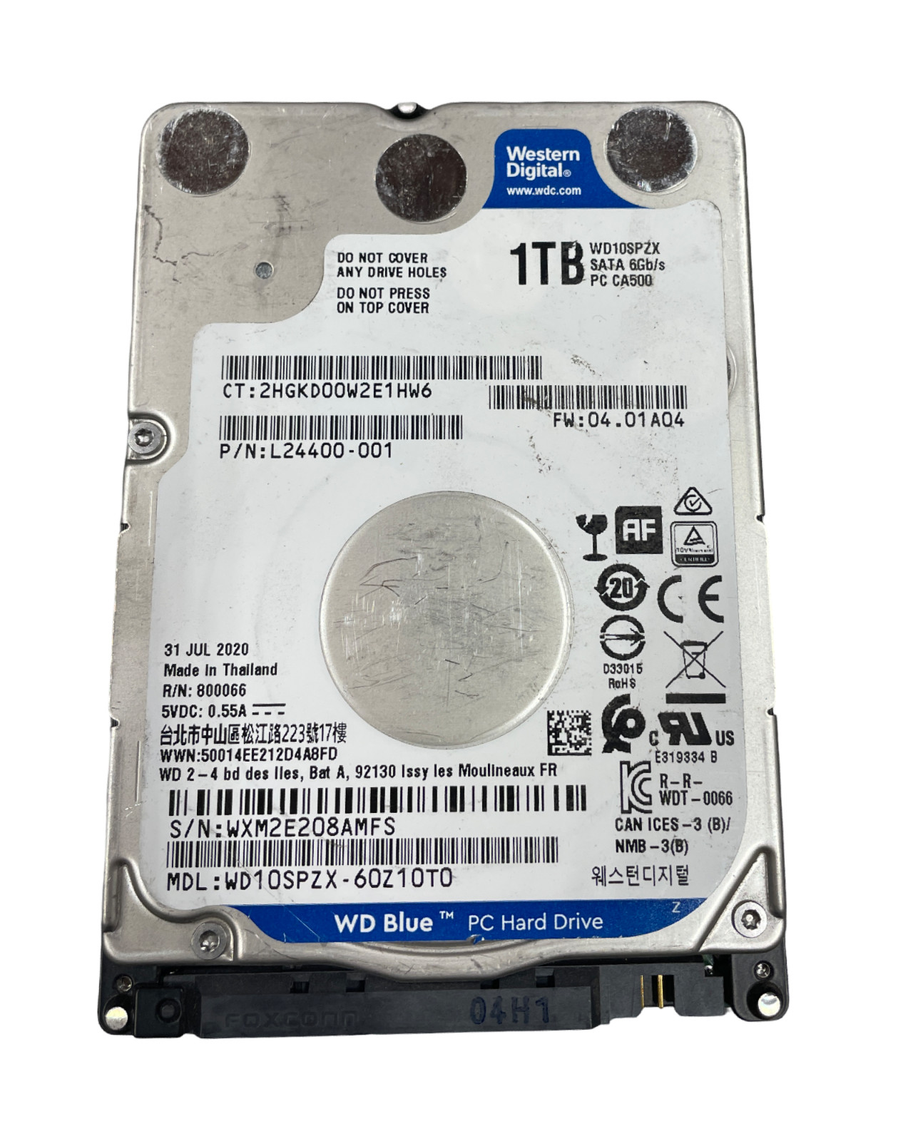 Western Digital Blue WD10SPZX-60Z10T0 1TB 2.5" Hard Drive #21