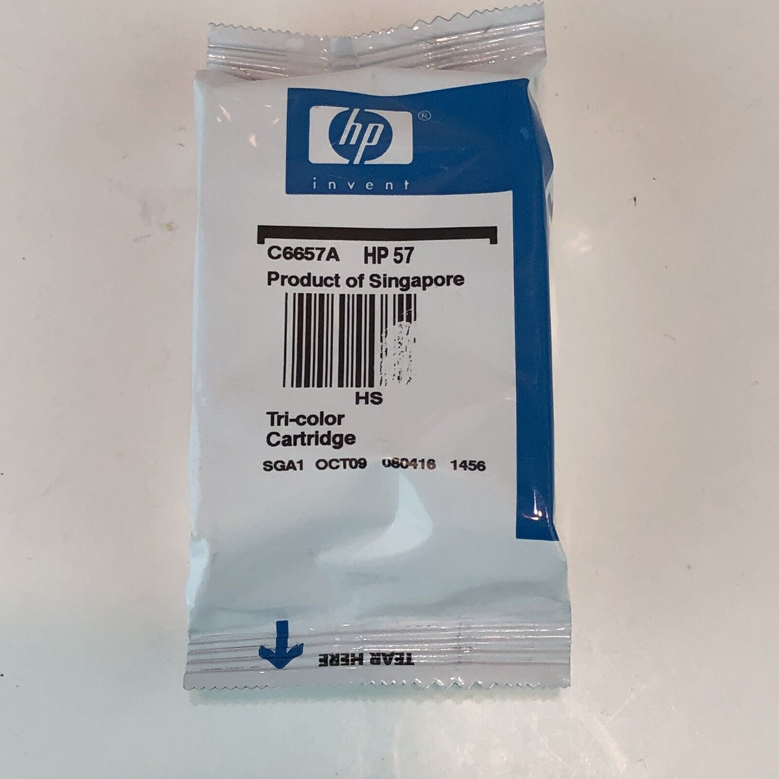 HP Invent 57 Tri Color C6657A Ink cartridge Deskjet OfficeJet Printer 10/09 HG44