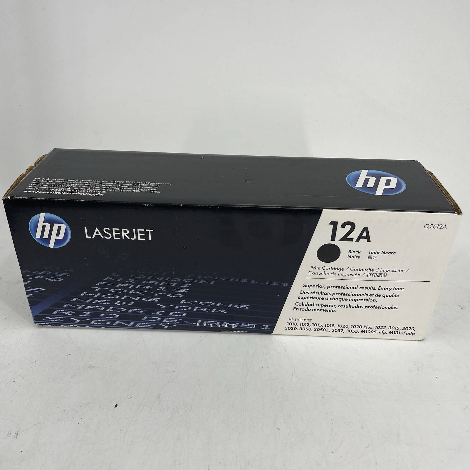 HP 12A Black LaserJet Toner Cartridge Q2612A - Original OEM New Sealed Box