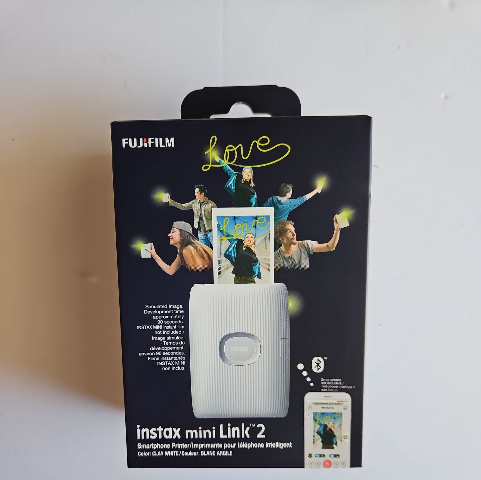 Fujifilm Instax Mini Link 2 Smartphone Printer - Clay White