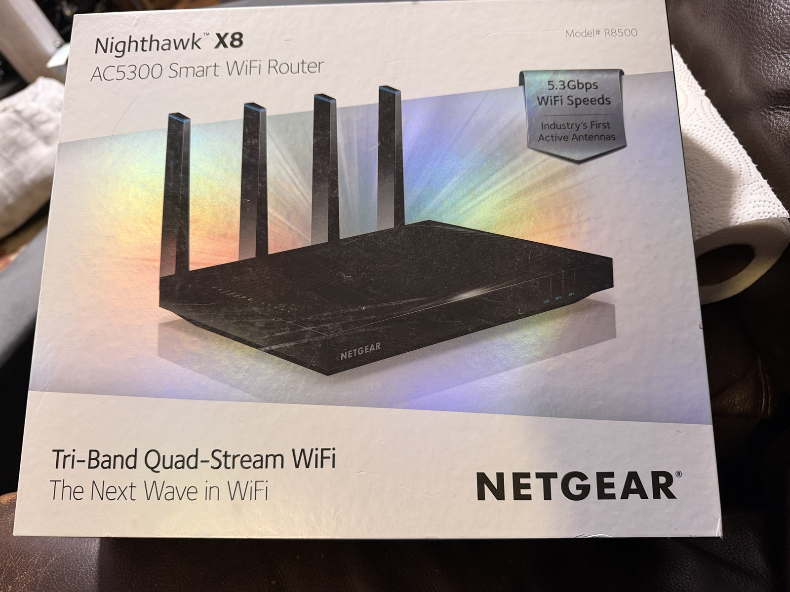 Netgear Nighthawk X8 AC5300 Tri-Band WiFi Router R8500 MU-MIMO Home Network
