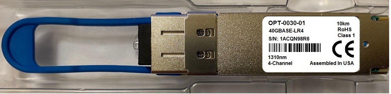F5 Networks OPT-0030-01 compatible F5-UPG-QSFP+LR4 40GBASE-LR4 10km QSFP+LR4 SMF