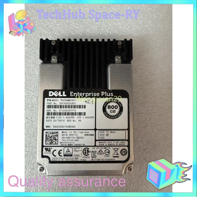 NEW 0CN3JH CN3JH DELL PX05SMB080Y 800GB 2.5" SAS 12G MU SSD Solid State Drive