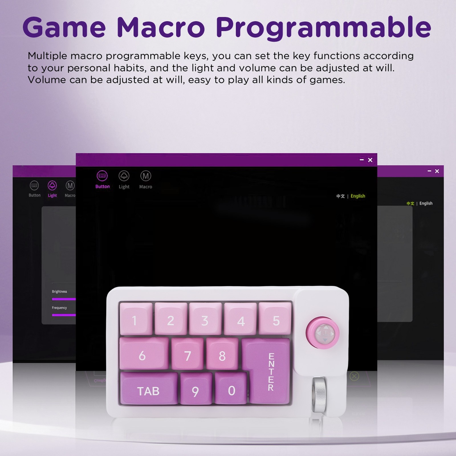 Wired Mechanical Number Pad Type C Hot Swappable Numpad Keyboard With 12 RGB CHU