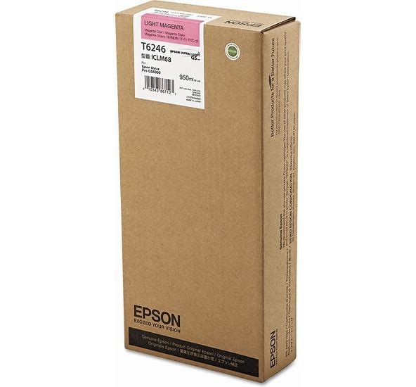 GENUINE Epson T6246 Light Magenta Ink Cartridge 950ml GS6000 T624 T624600 NEW