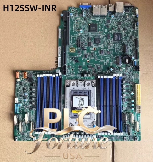 New Supermicro H12SSW-INR Motherboard AMD EPYC 7002-7003 CPU Socket SP3