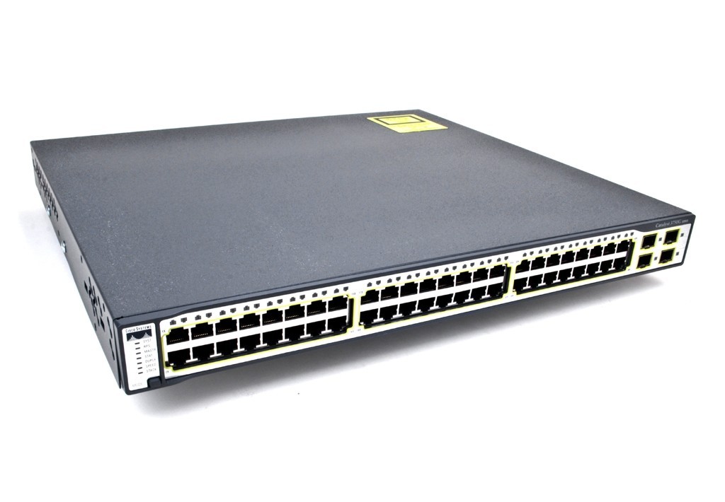 CISCO WS-C3750G-48TS-S 48-Port Gigabit Switch 3750G-48TS-S ios-15.0.tar TESTED