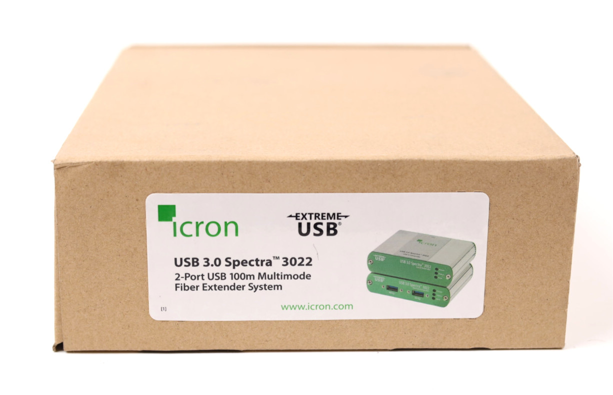 Icron USB 3.0 Spectra 3022 Two-Port Multimode Fiber Extender System (328') p877