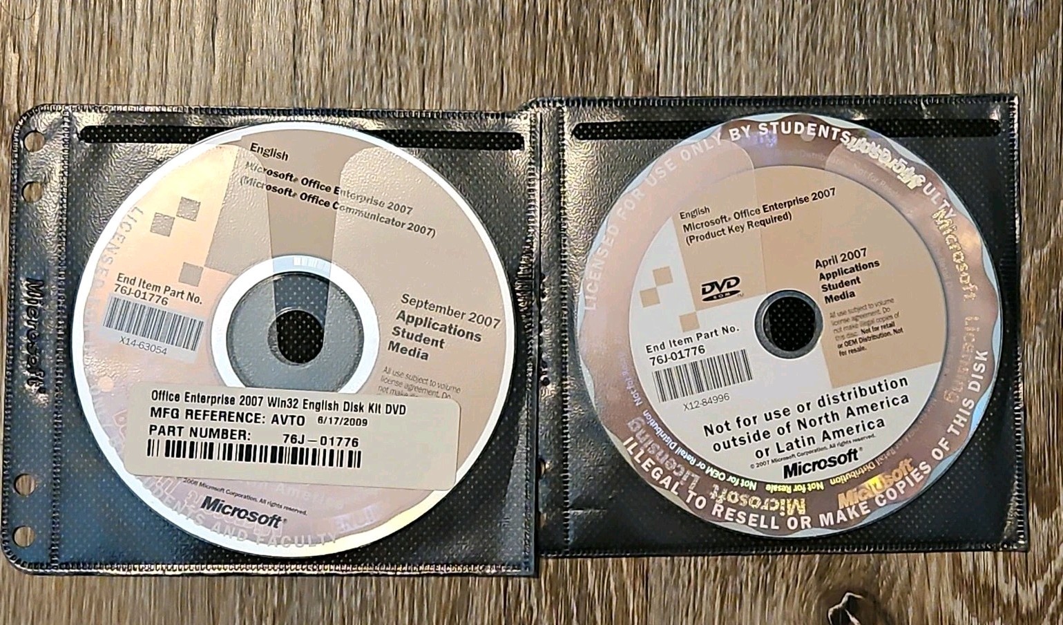 Office 2007 Enterprise + Office Professional Plus 2010  with keys