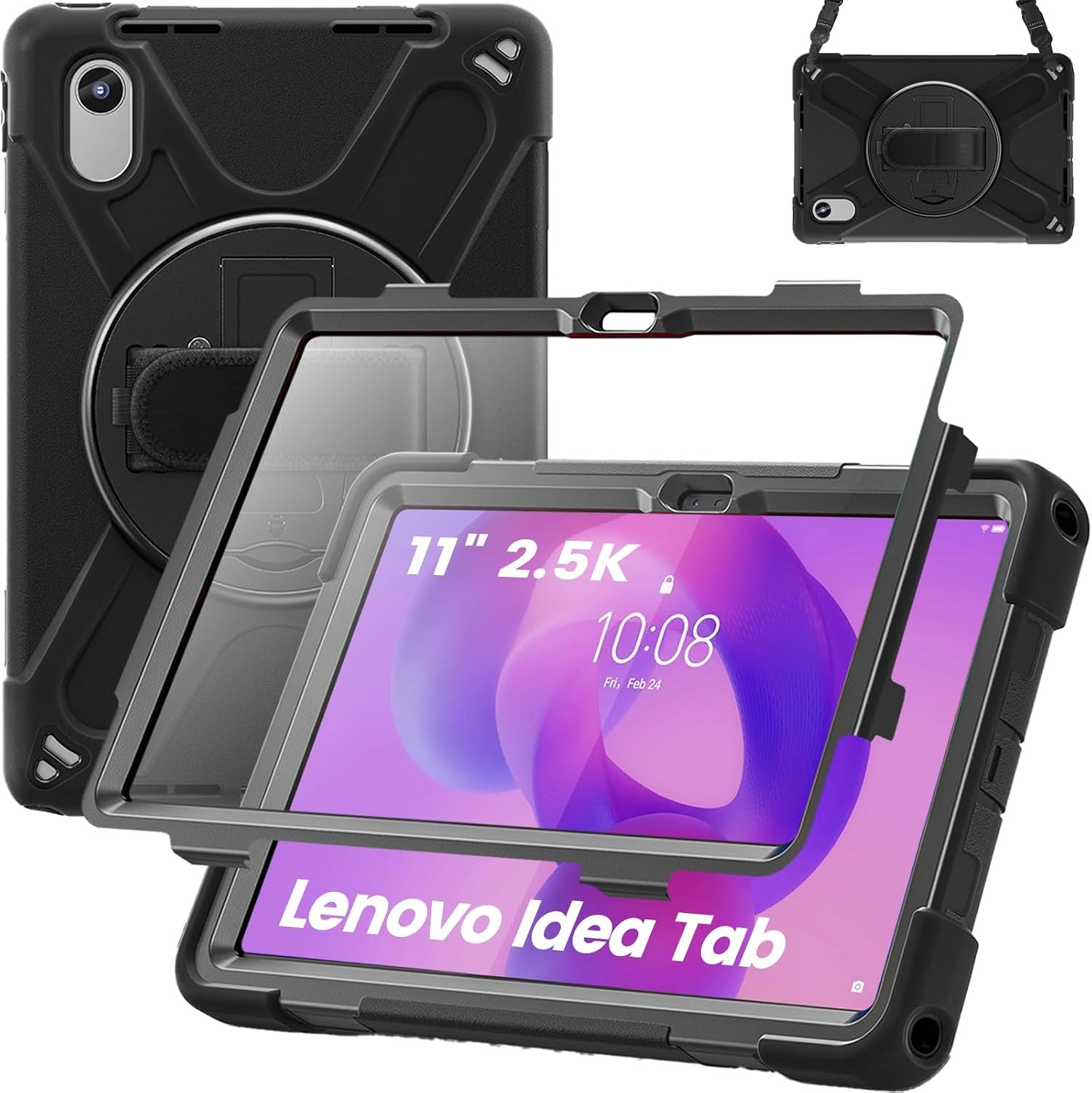 Lenovo Idea Tab 11" 2025 / Tab M11 2024 Case with Stand, Screen Protector & Hand