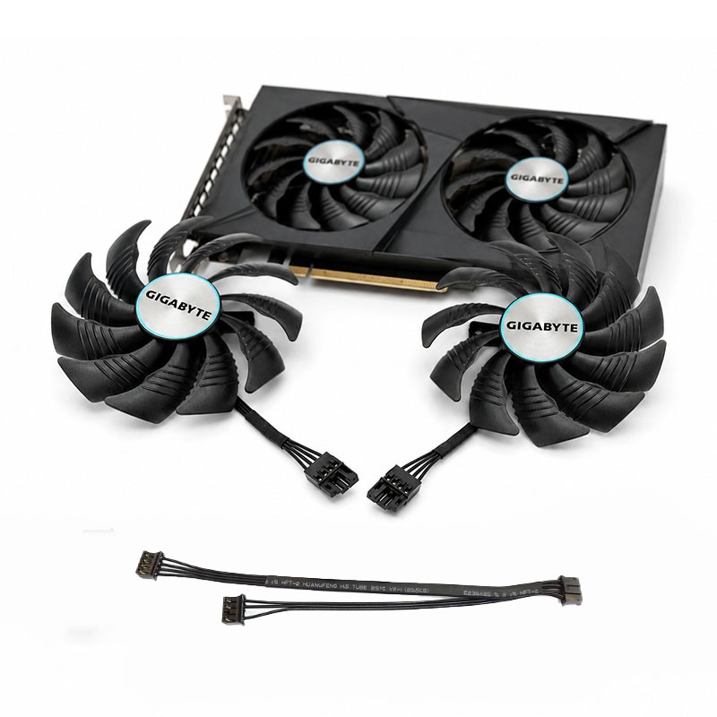 1x For GIGABYTE RTX3050 EAGLE 8G Graphics Card with Dual Fan