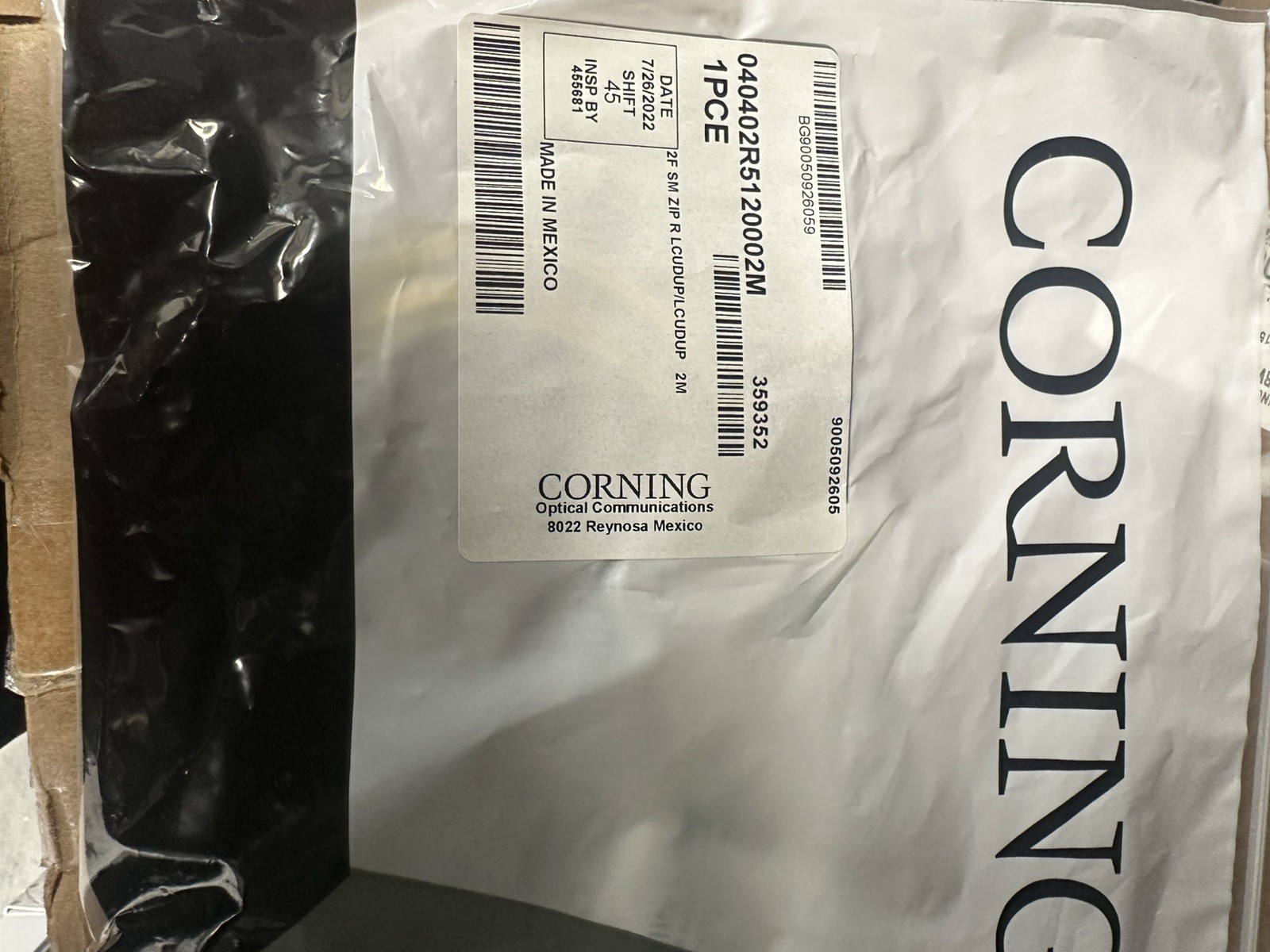 Corning Fiber Jumper Single Mode LC/LC 2M ( 70 Count)