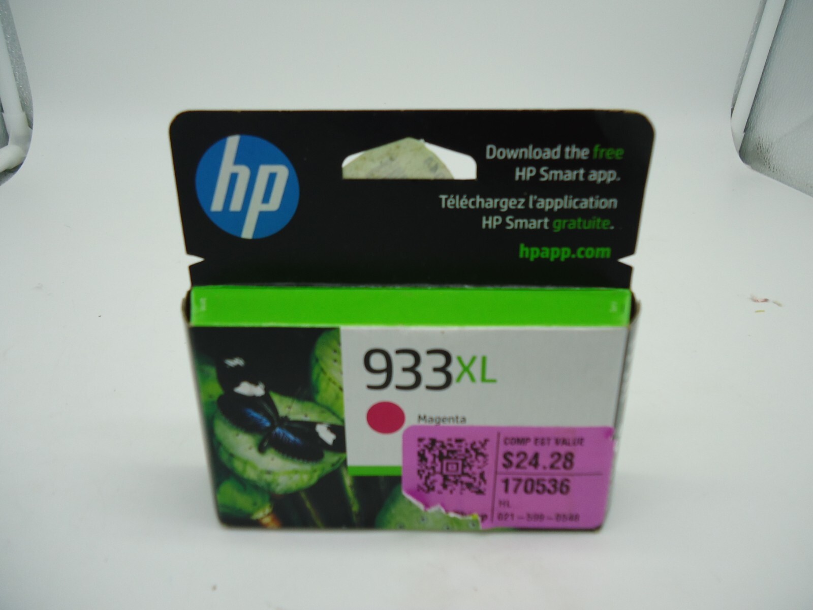 Genuine HP 933XL CN055AN Magenta Ink Cartridge New  Sealed Exp 3/2025 (BE)