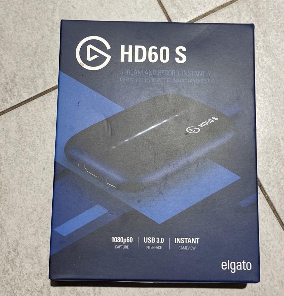 BRAND NEW Elgato HD60 S Game Capture Card FACTORY SEALED IN BOX (1GC109901004) ✅