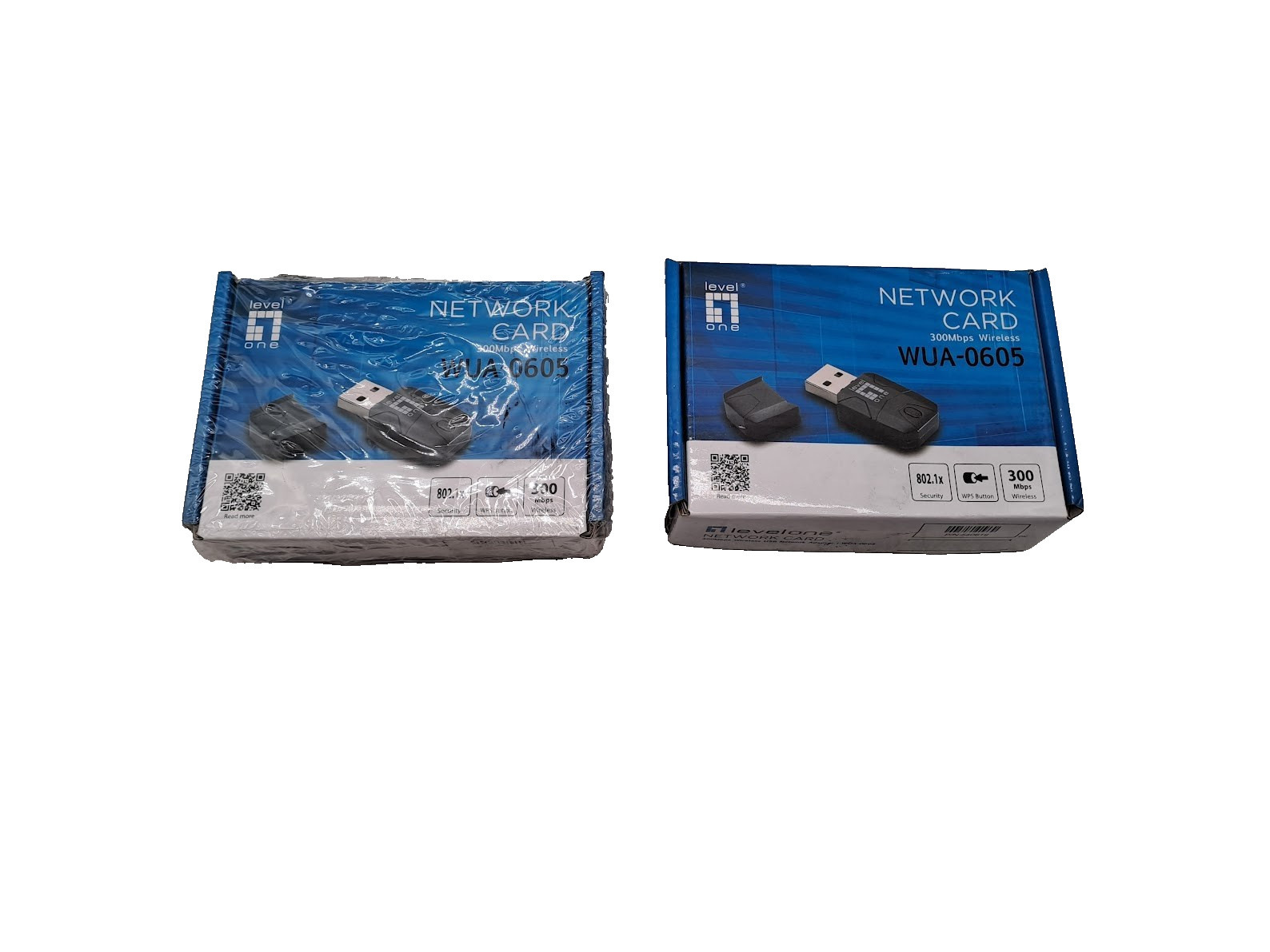Lot of 2 CP Technologies WUA-0605 540619 Levelone 11N 300Mbps Network Card