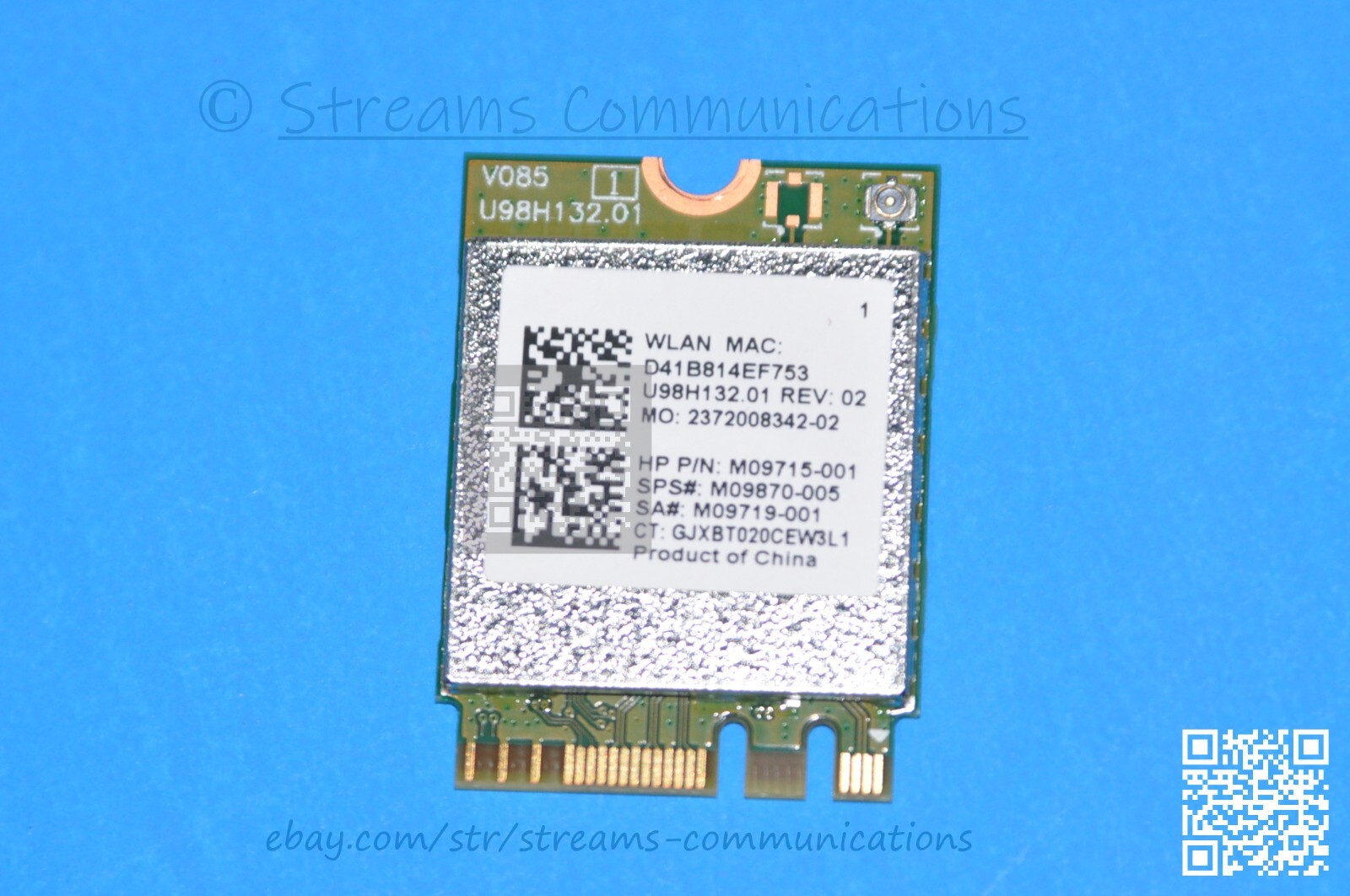 HP 15-DY 15-dy0008ca 15-dy0009ca 15-dy0010ds 15-dy0011ds Laptop Wi-Fi Card