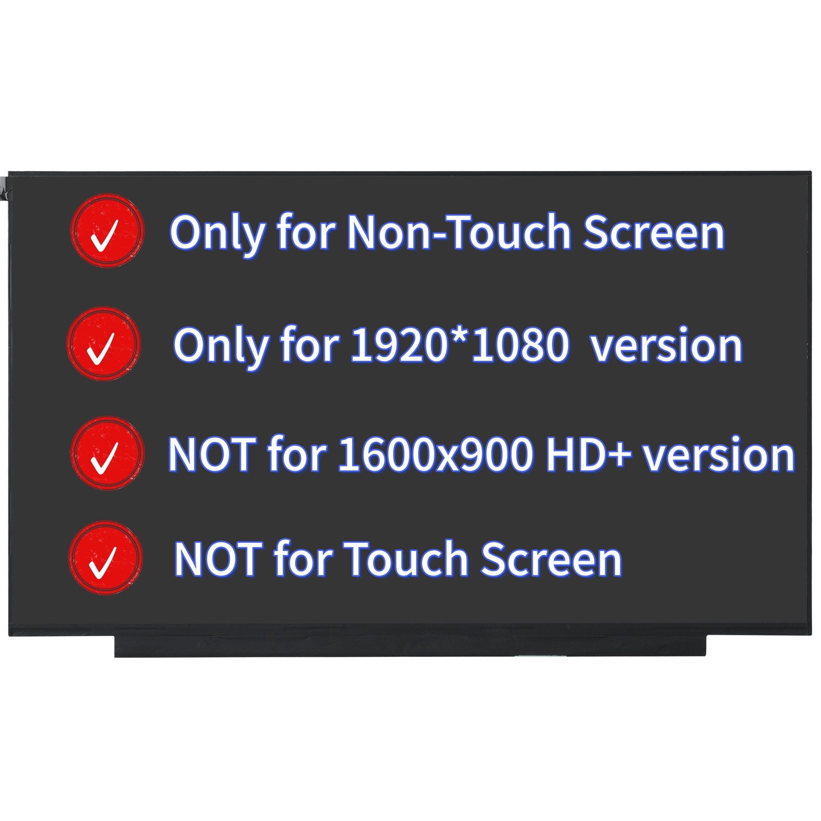 For HP 17-CP0000 30 Pins FHD 1920x1080 17.3'' Screen Replacement LCD Display