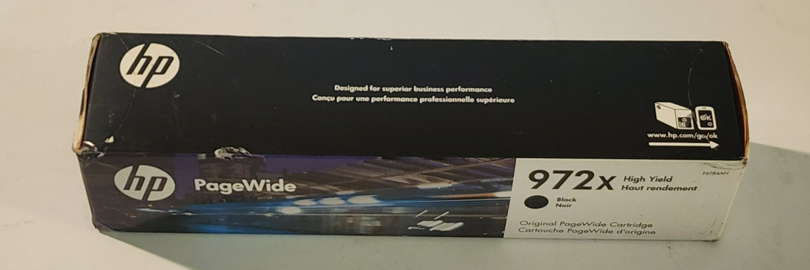 HP 972X F6T84AN Black High Yield Ink Cartridge Genuine New Sealed Box 2024