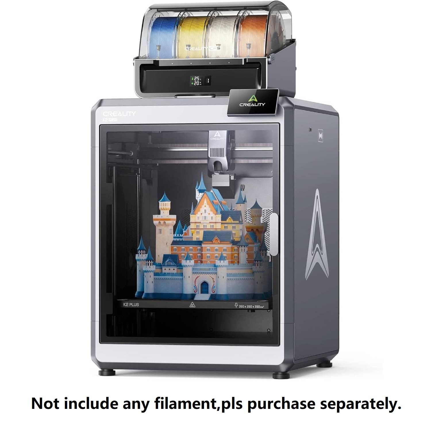 [OPEN]Creality K2 Plus Combo 3D Printer 600mm/s Multi-Color Printing w/ CFS
