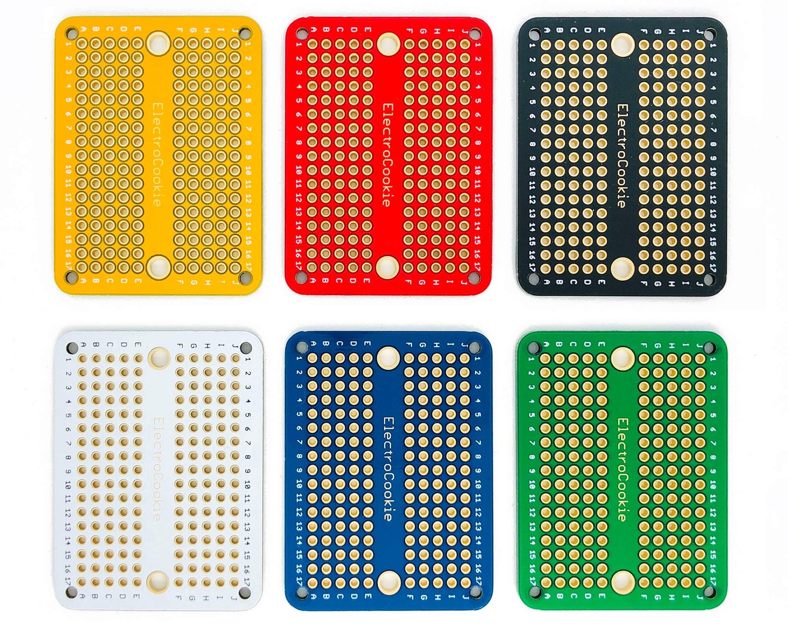 ElectroCookie Mini PCB Prototype Board Solderable Breadboard for DIY Electron...