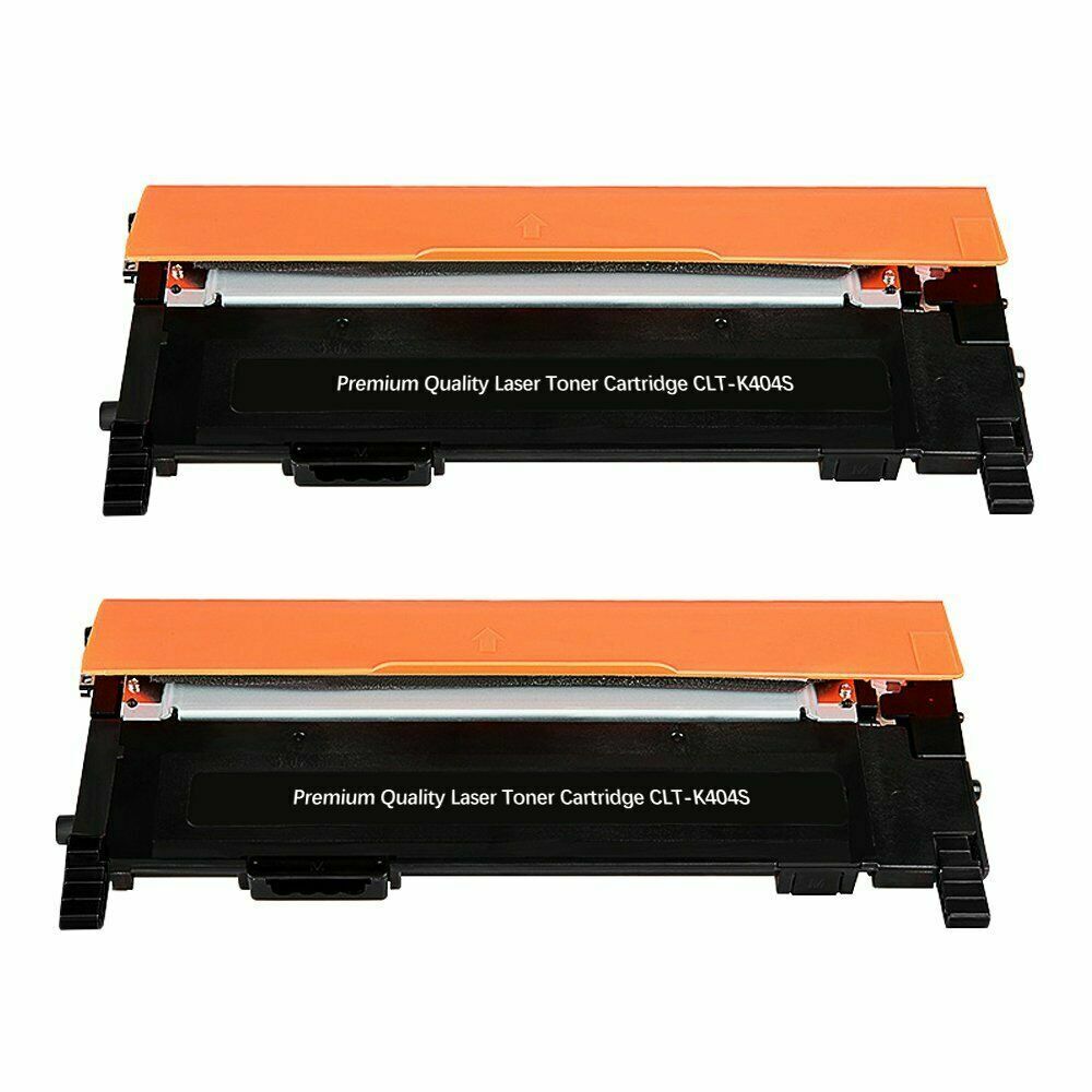 2Pk CLT-K404S 404S Black Toner Cartridge For Samsung Xpress C480W C430W C480