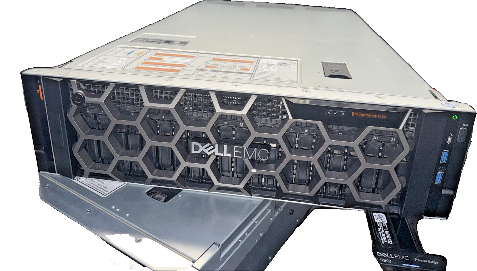Dell EMC R940 24-SFF 2.5 CTO Server 4x Xeon Platinum 8180 2.5ghz 2xPSU 2000W CTO