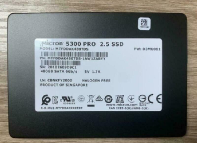 compatible Micron 480GB 5300PRO SATA3 6G 2.5"Server Data CenterSSD MTFDDAK480TDS