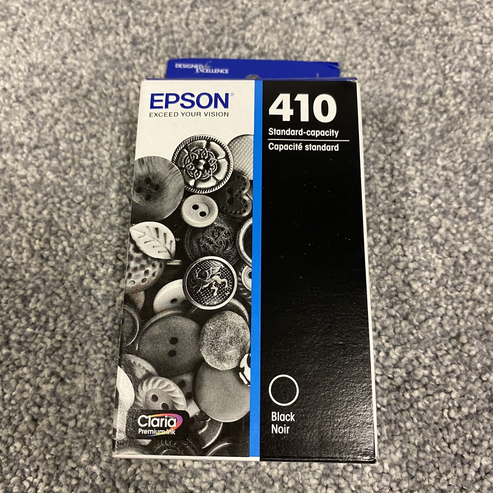 Epson 410 Claria Premium Ink Stand. Capacity Photo Black Exp. 12/24