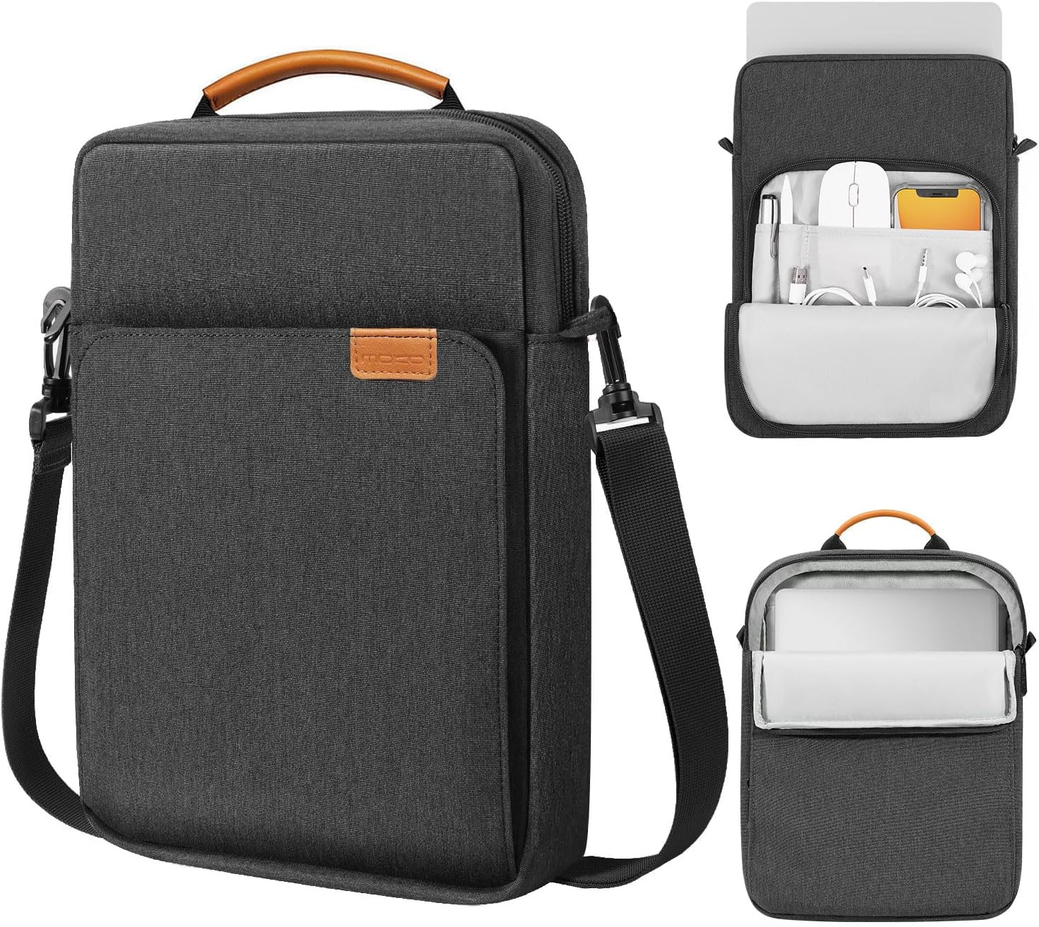 Moko 13.3-14 Inch Laptop Sleeve Carrying Bag with Shoulder Strap & Handle