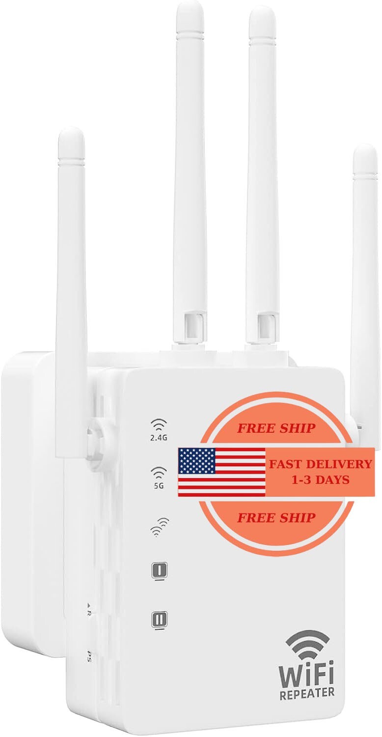Extensor WiFi 2024, amplificadores de señal WiFi más rápidos de banda dual 5G 12
