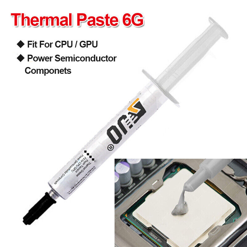 (6 g) Tub Silver Thermal Paste High Performance Heatsink Compound CPU GPU LED