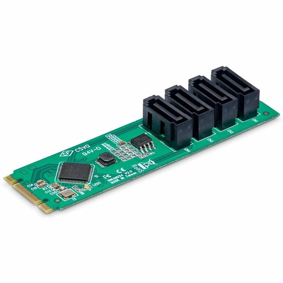 StarTech 4-Port M.2 to SATA Adapter Card (4psatam2adapter)