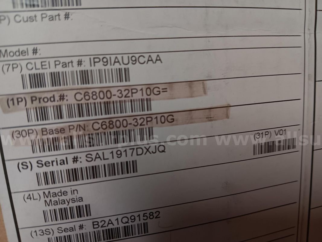 New Factory Sealed Cisco C6800-32P10G 32-port 10-Gigabit Ethernet Fiber Module