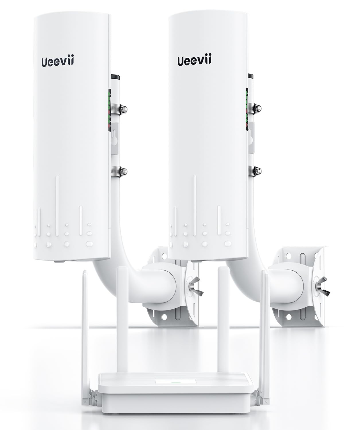 UeeVii CPE450 Wireless Bridge and WR3000K WiFi Router Kit, 5.8G 3KM White
