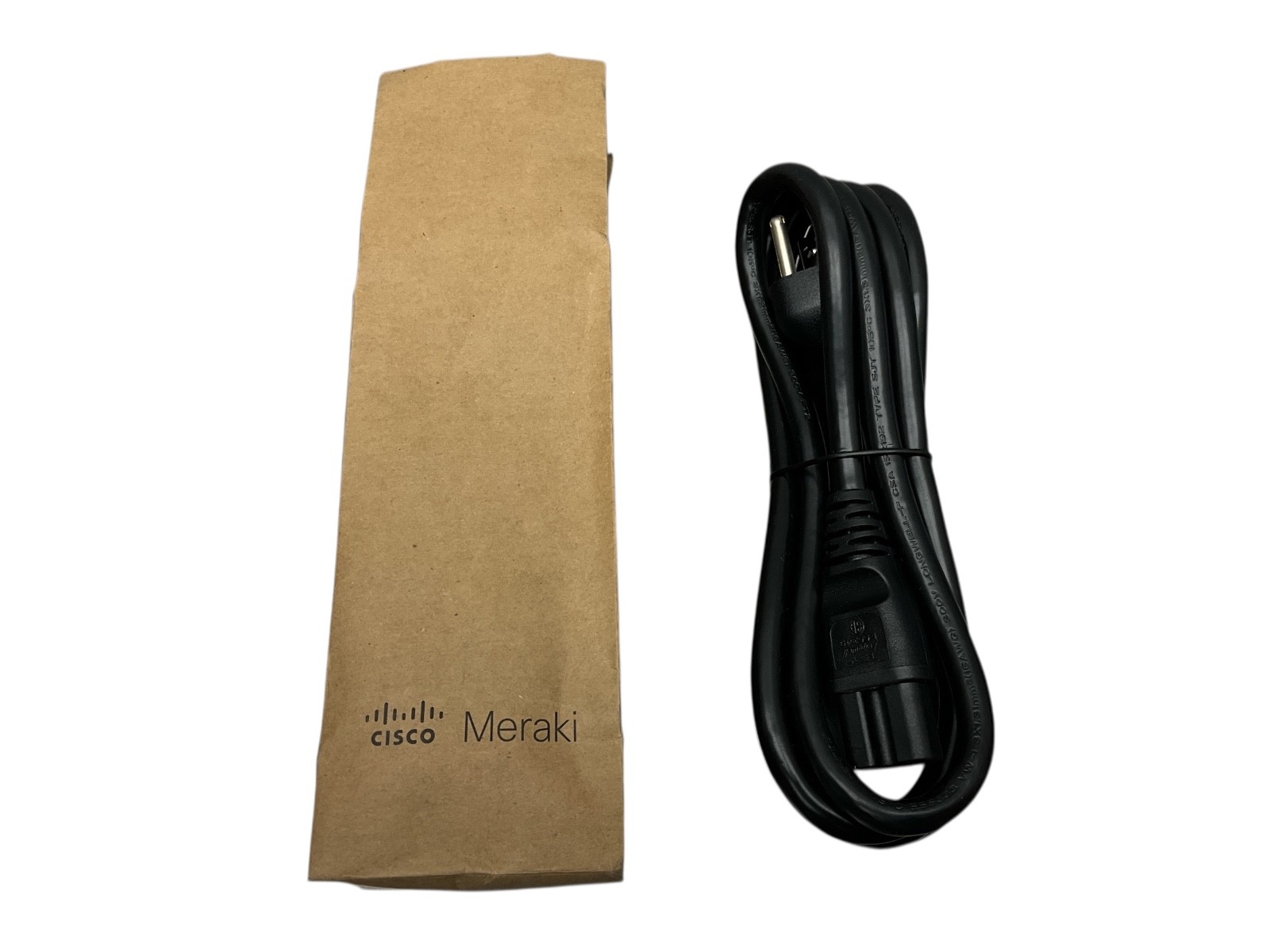 (2 PCS) Cisco Meraki MA-PWR-CORD-US AC Power Cord for MX and MS Capacity 3 pin