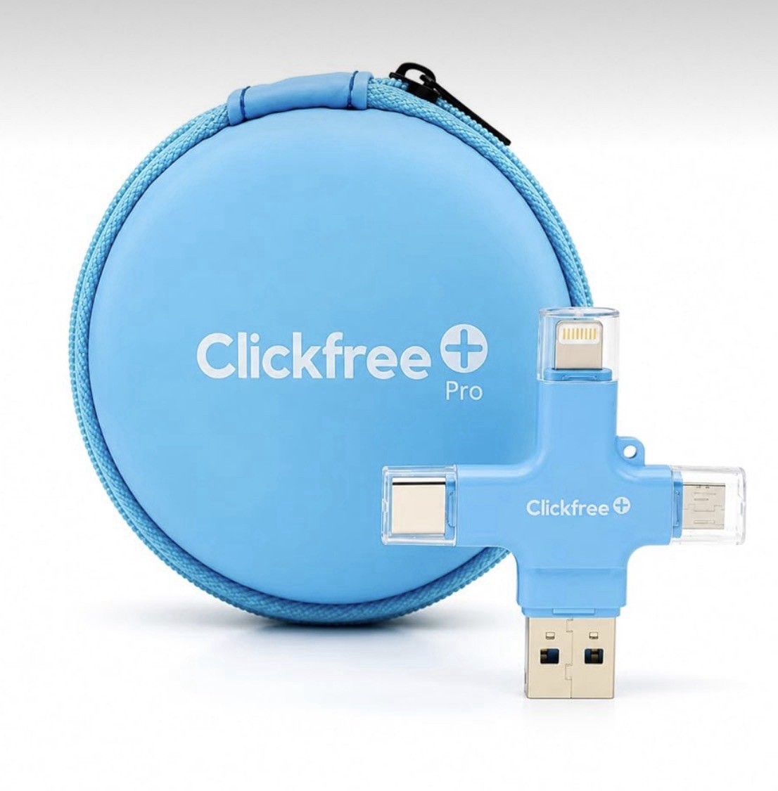 Clickfree Pro 128GB 4-in-1 Photo & Video Backup Device iPhone,Android,iPad & Mac