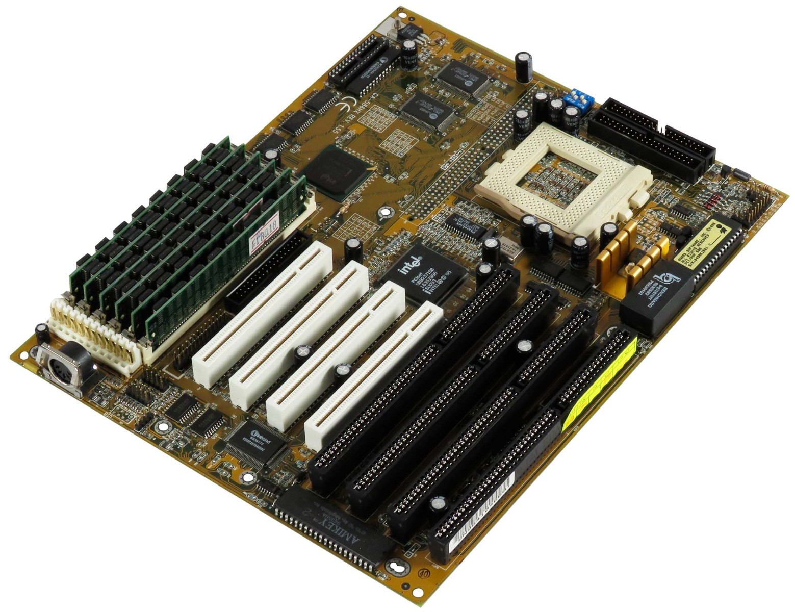 GIGABYTE GA-586HX REV 1.55 Socket 7 Baby-AT Mainboard ISA PCI SIMM