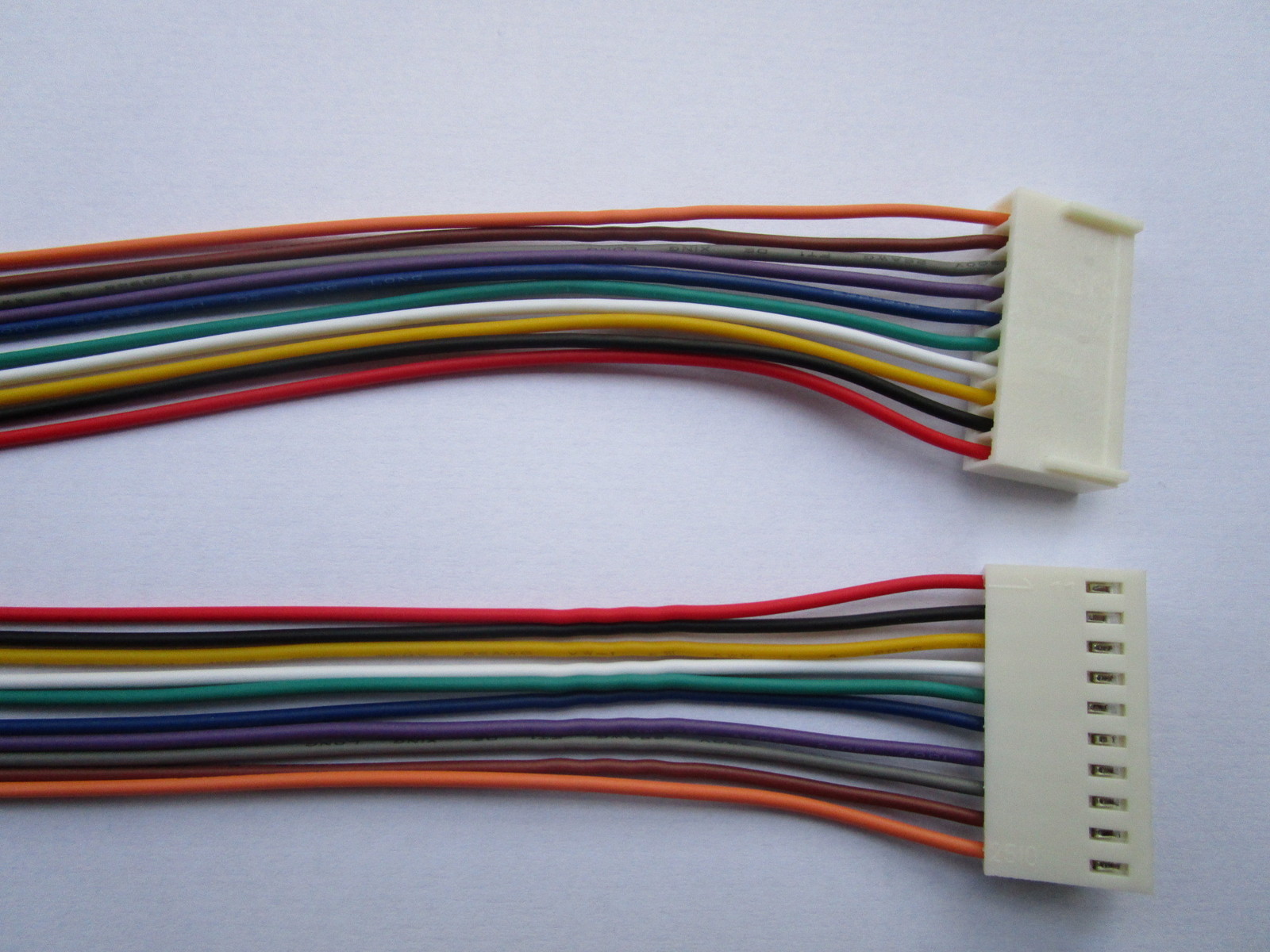 50 pcs 2510 2.54mm Pitch 10Pin Female Connector with 26AWG 300mm 12" Leads Cable