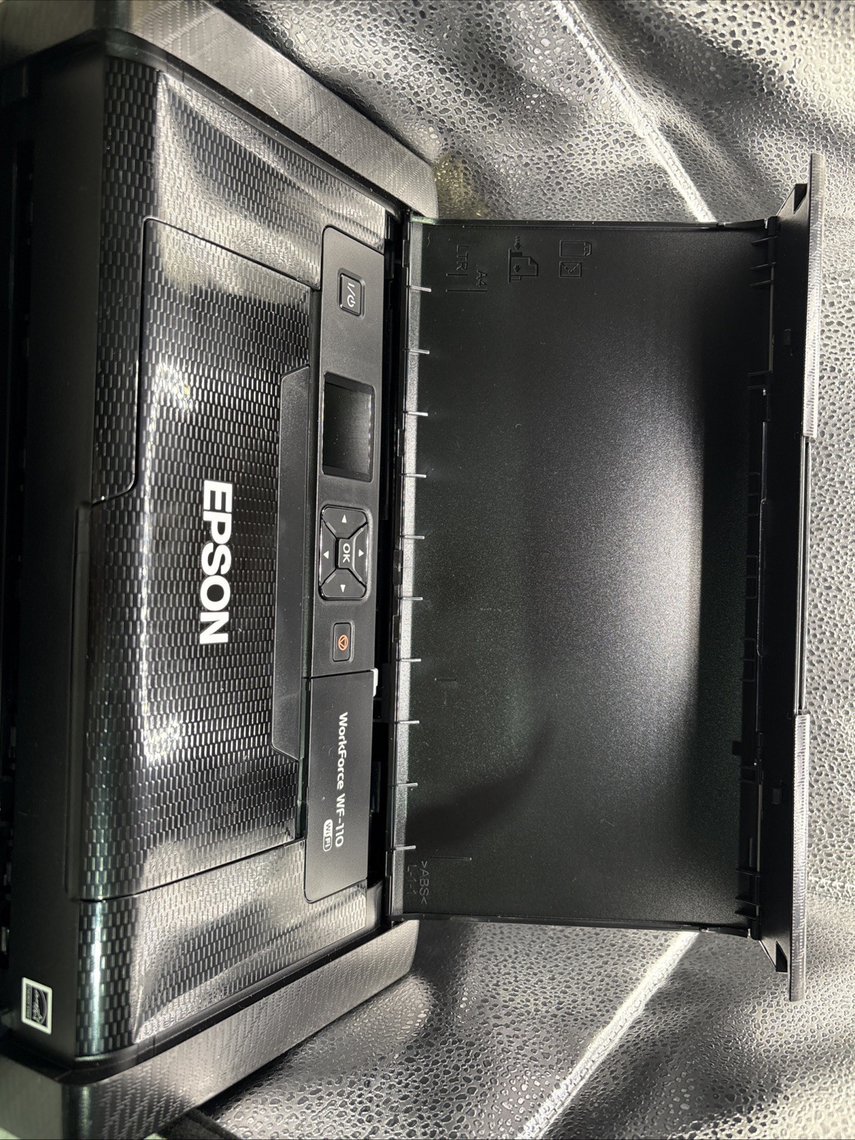 #Epson WorkForce WF-110 Mobile Printer WiFi Powers On Adapter Not Included