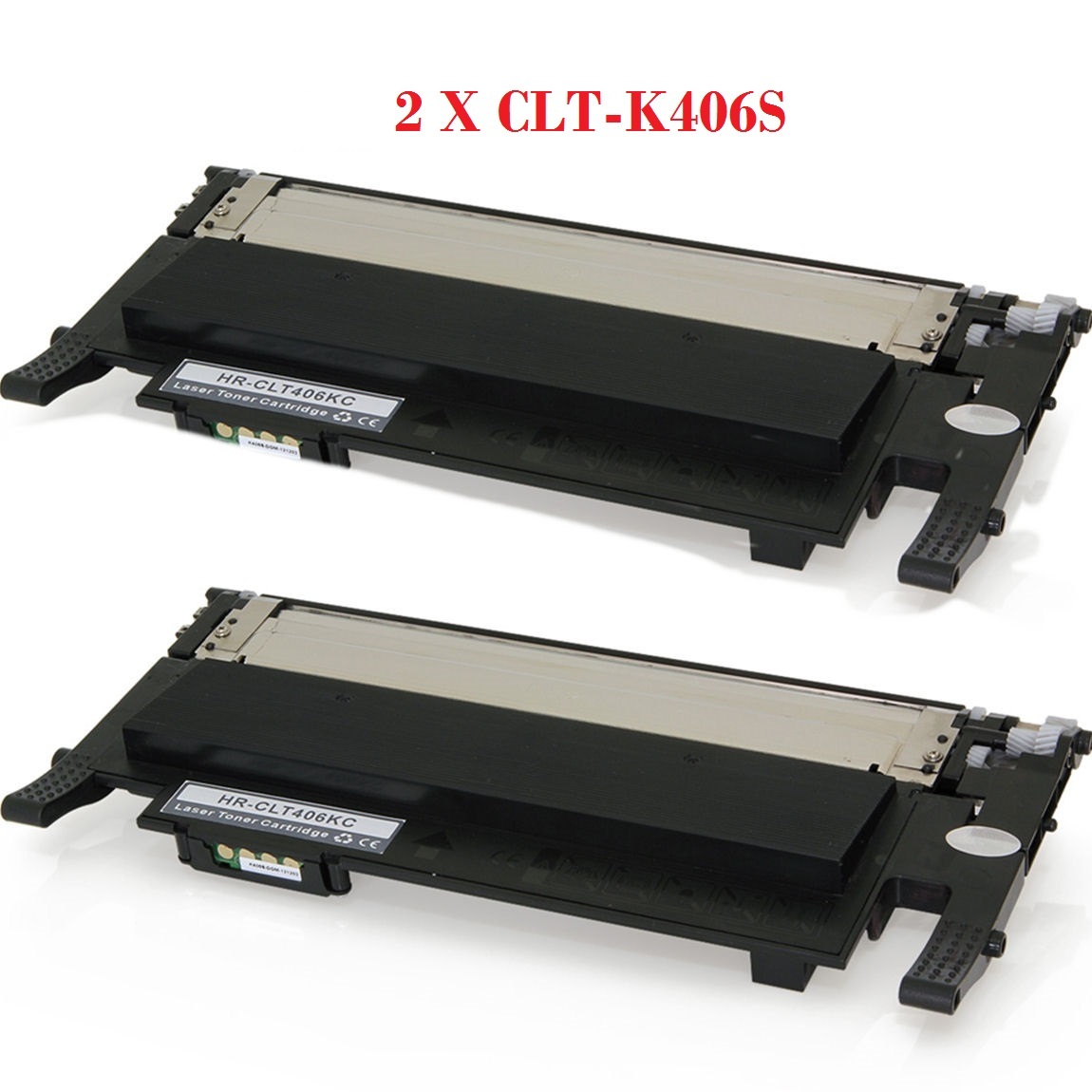 2PK for Samsung CLT-K406S Compatible Black Toner Cartridges CLP360 CLP365 C410W